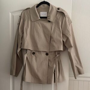 Velvet Women's Classic Beige Trench Coat